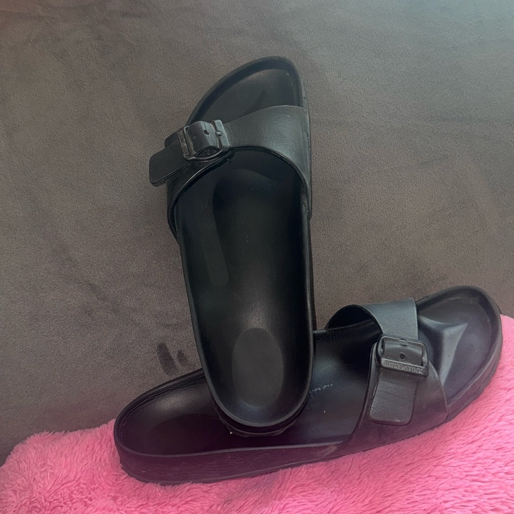 Birkenstock Women's Black Slide Sandals